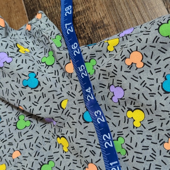 WALT DISNEY World Mickey Mouse All Over Print  Button Front Camp Shirt 90s XXL - Picture 6 of 9